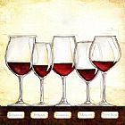 Les Nereides Paintings - Les Vins Rouges by Unknown Artist